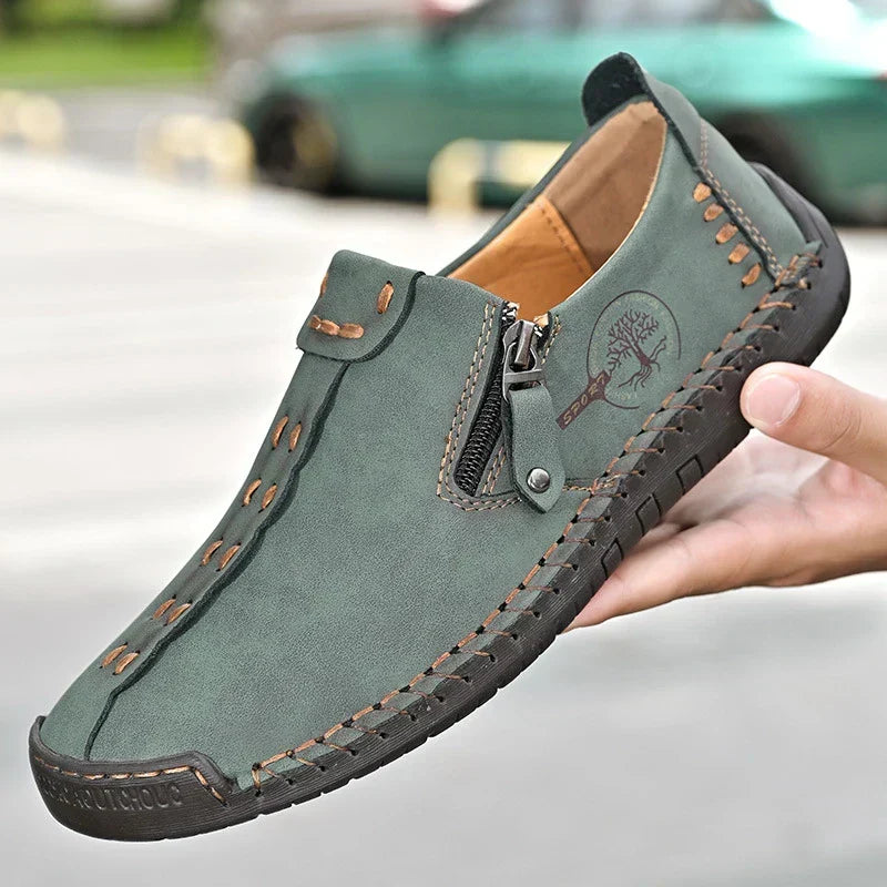 Calzado Artesanales Cuero Sin Cordones